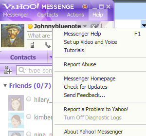Yahoo Messenger Help